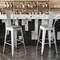 Flash Furniture 30" White Metal Counter Stool-Gray Poly Seat CH-31320-30GB-WH-PL2G-GG - alternate 7